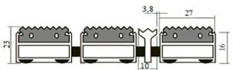 Linen filling rubber+rubber+scraper